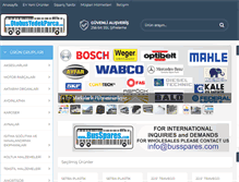 Tablet Screenshot of otobusyedekparca.com